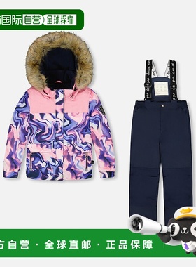 自营deux par deuxTwo-Piece Discover Snowsuit with Printed Ja