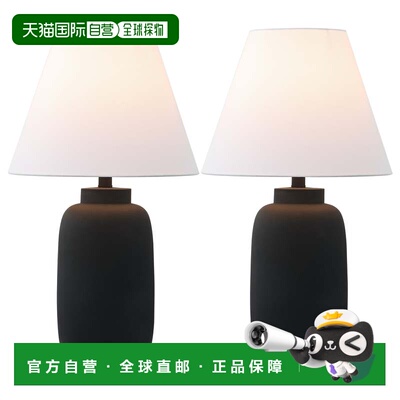 自营jonathan yElinore极简主义斯堪的纳维亚树脂/铁姜罐LED台灯-