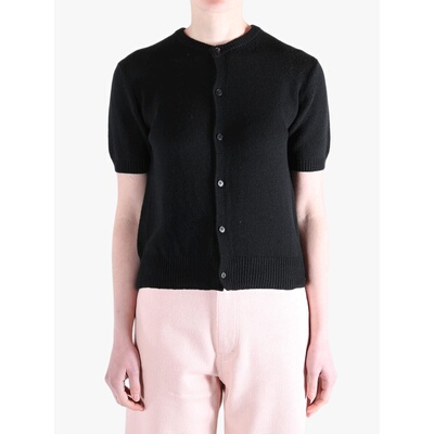 美国直邮AURALEE - Women Summer Cashmere Knit Half Sleeved Ca