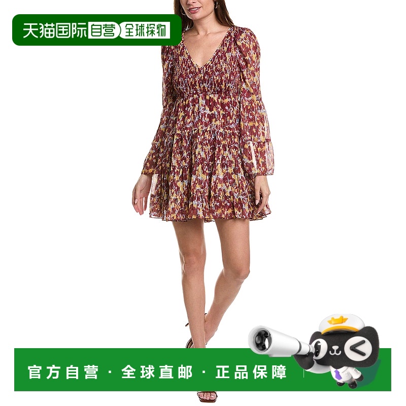 自营 Likely Polina 迷你连衣裙 - 紫色 美国奥莱直发服饰