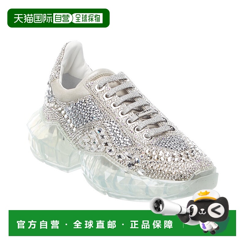 自营Jimmy Choo Diamond/F绒面运动鞋-银色 美国奥莱直发