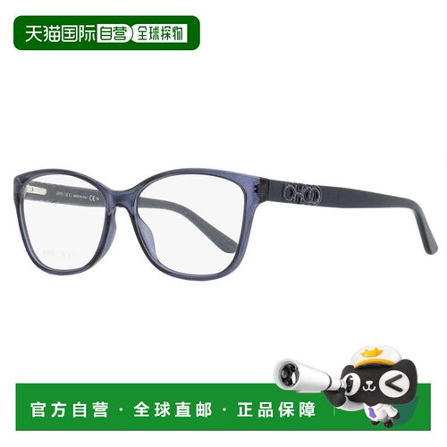 自营Jimmy Choo 女士矩形眼镜 JC238 KB7 灰色 55 毫米 - kb7 美