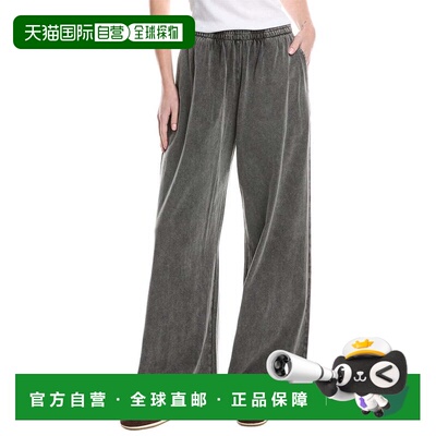 自营THE UPSIDE Soho Tokio Wide Leg Pant - black 美国奥莱直发