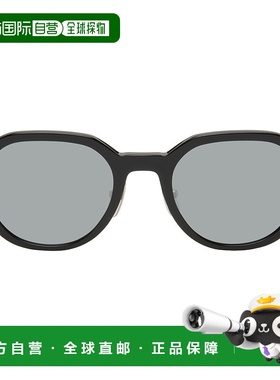 香港直邮潮奢 Thom Browne 汤姆 布朗 男士 黑色 Acetate Oval 太