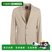 纯色翻 BOSS 美国直邮 1h可退 修身 HUGO 男士 外套 Blazer 西装