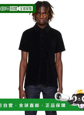 1h可退 香港直邮潮奢 Tom Ford 汤姆 福特 男士 黑色 Towelling P