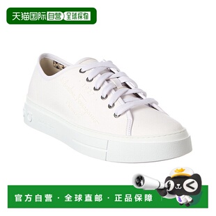 自营 salvatore ferragamoFerragamo Mediterr 生态帆布运动鞋 -