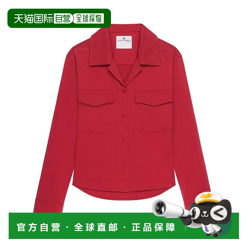1h可退 香港直邮潮奢 Courreges 女士 长袖衬衫 125CCH074PL0178