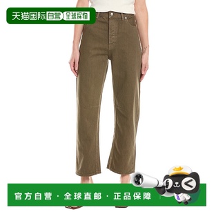 自营 Madewell The Darted Driftwood棕色桶牛仔裤棕色 美国奥莱