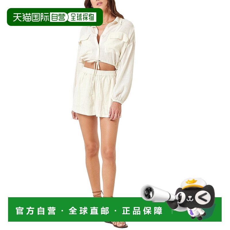 自营 l spaceL*太空宝来上衣-白色 美国奥莱直发新款
