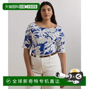 上装 lauren 女士 船领 T恤修身 美国直邮 1h可退 ralph