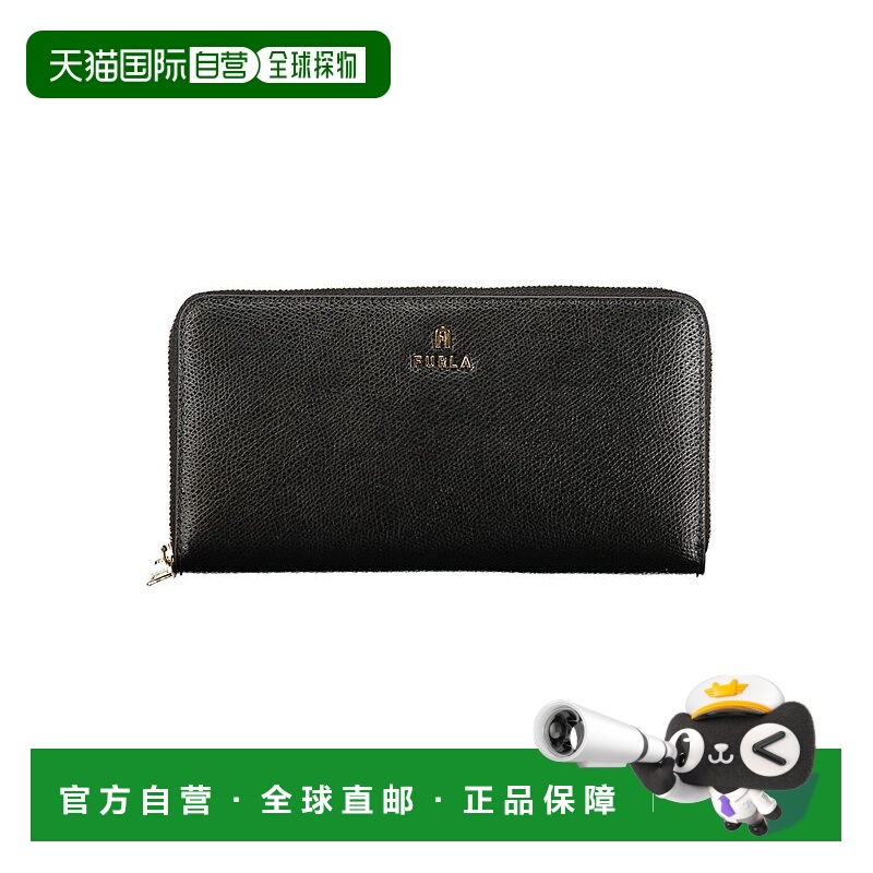 自营Furla Leather Women Women's Wallet - black 美国奥莱直发