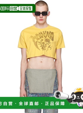 1h可退 香港直邮潮奢 Lanvin 朗雯 男士 黄色 Future 联名 T 恤 R