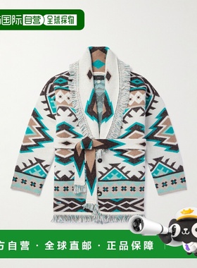 1h可退 香港直邮潮奢 Alanui 男士 Never Ending 冬季流苏束带提