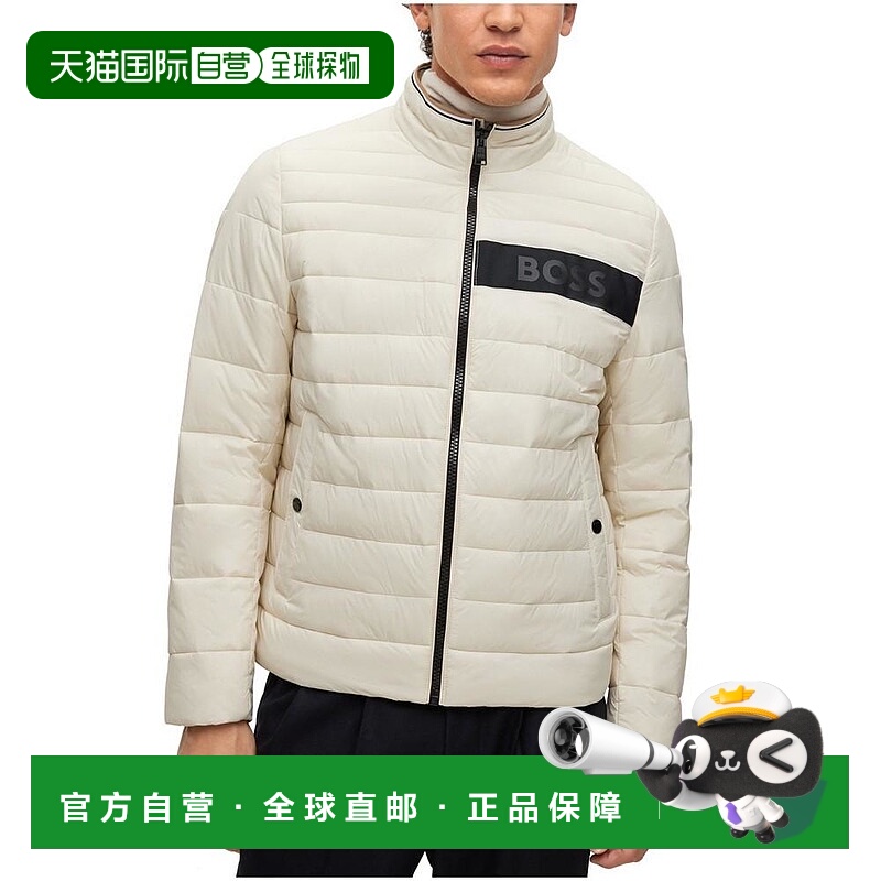 【美国直邮】Hugo Boss|BOSS 男士防水 3D 标志带衬垫夹克