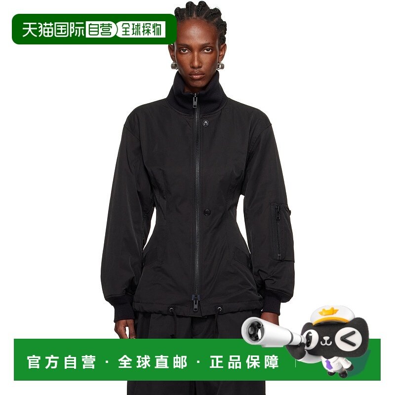 1h可退 香港直邮潮奢 Yohji Yamamoto 山本耀司 女士 黑色 Twill