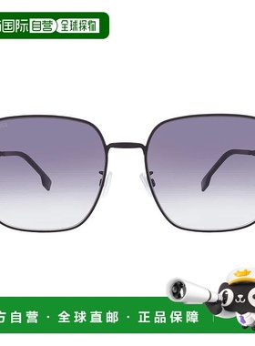 自营Hugo Boss Grey Shaded Square Unisex Sunglasses BOSS 1613