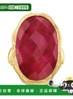 自营Ross-Simons 18kt 金红宝石戒指 - 红色 美国奥莱直发