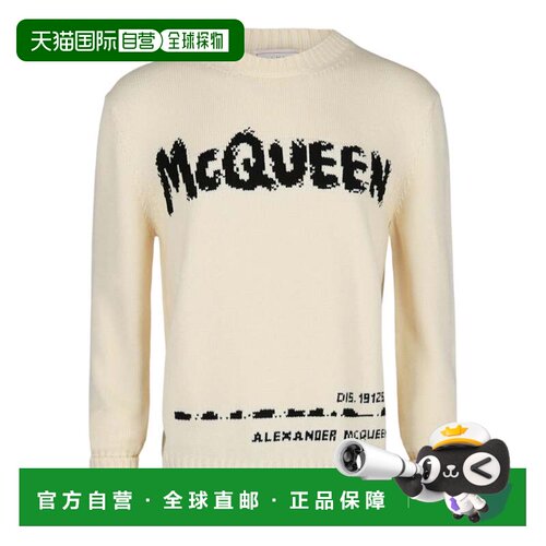 自营alexander mcqueen徽标圆领毛衣-multi 美国奥莱直发