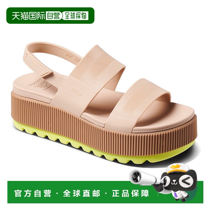 自营Reef Water Vista Higher CJ3571 Sandals Women's Sand Lime