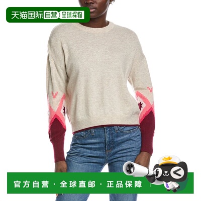 自营Brodie Cashmere Fairisle Sleeve Wool & Cashmere-Blend Sw