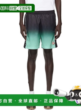 1h可退 香港直邮潮奢 Casablanca 男士 黑色 & 绿色 Gradient Mon