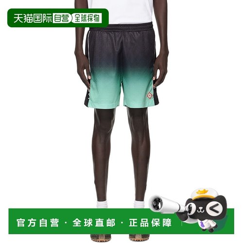 1h可退 香港直邮潮奢 Casablanca 男士 黑色 & 绿色 Gradient Mon