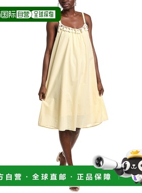 自营 ANNA KAY Coria Midi连衣裙-黄色 美国奥莱直发