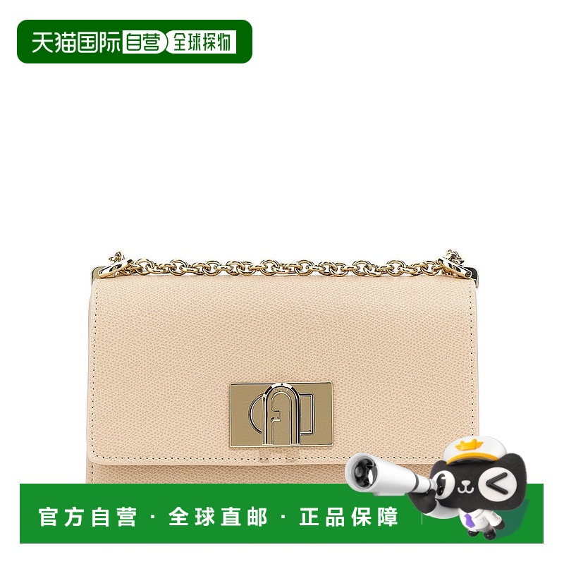 自营 furla1927迷你斜挎包-粉红色 美国奥莱直发芙拉