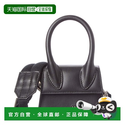 自营Jacquemus Le Chiquito Mini Leather Clutch - black 美国奥