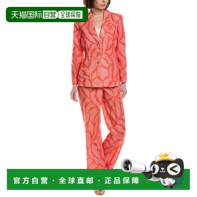 自营Nanette Nanette Lepore 2pc Jacket & Pant Suit Set - oran