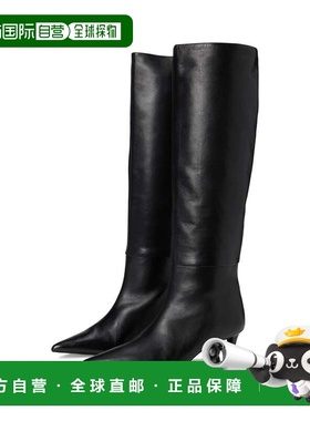 自营Women's Seychelles Rose Boot Black Leather Knee High Kit