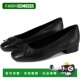 Sadie Square Ballet Flats 自营Rockport Leather Dress Black