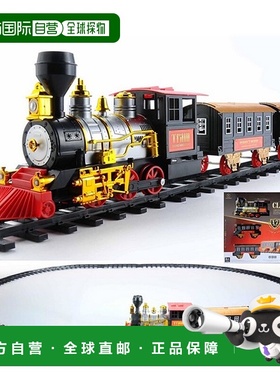 自营NorthLight 电池供电灯光动画经典火车套装带声音 - 17 件 美