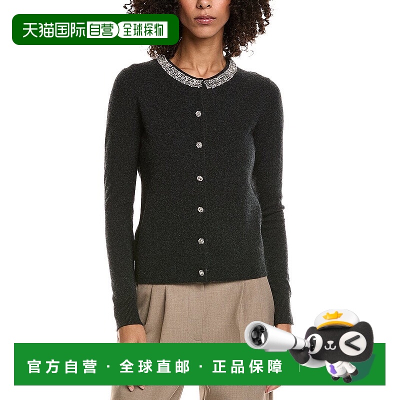 自营InCashmere Cashmere Cardigan - gray 美国奥莱直发