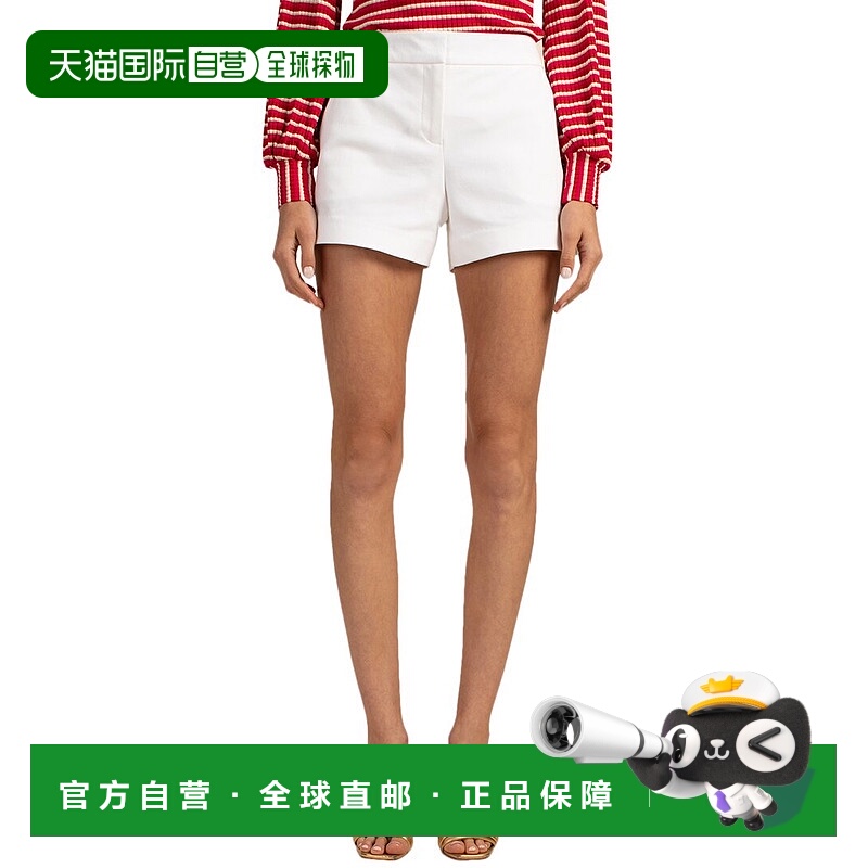 自营 Trina Turk Corbin 2短款-白色 美国奥莱直发休闲裤短裤
