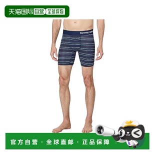 自营 tommy john汤米 约翰 鲍克瑟内裤男式条纹棉中长BUU743-多色