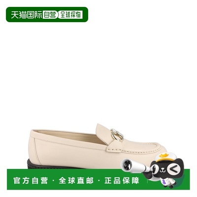 自营salvatore ferragamoRolo Leather Loafers - white 美国奥莱