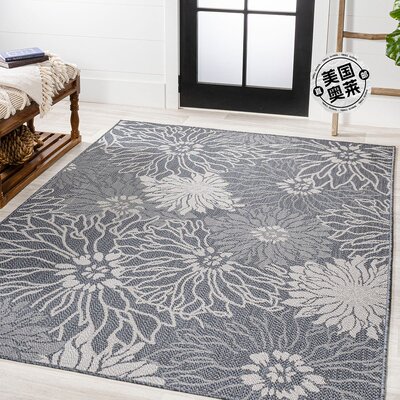 jonathan y Bahamas Modern All-Over Floral Indoor/Outdoor Nav