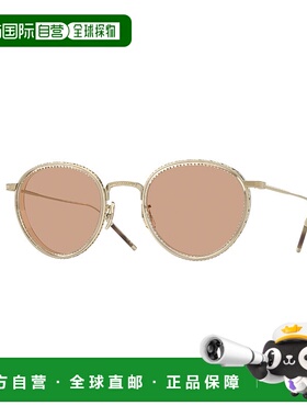 自营Oliver Peoples男式48毫米金黄色太阳镜-金黄色 【美国奥莱】