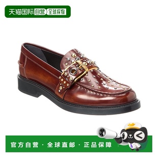 自营tod'sTOD的Gomma皮革Loafer-棕色 美国奥莱直发新款一脚蹬