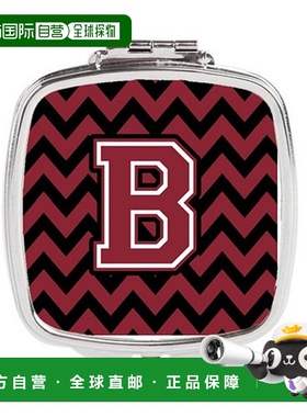 自营 Carolines Treasures CJ1052-BSCM 字母 B 雪佛龙石榴正品