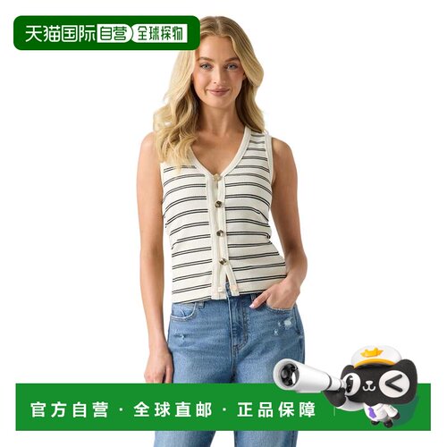 自营guessSL Flor Top - resort sand multi 美国奥莱直发