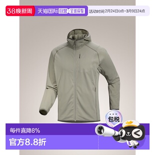 加拿大直邮 始祖鸟Delta Hoody男士高性能轻量抓绒连帽衫