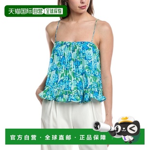 蓝色 自营 褶皱上衣 Kersten 美国奥莱直发 AMUR