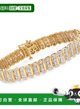 Ross-Simons 1.00- 18kt 金钻石链式手链 - 7 英寸 【美国奥莱】