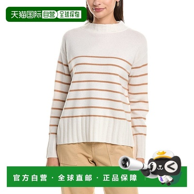 自营InCashmere Crewneck Cashmere Sweater - white 美国奥莱直