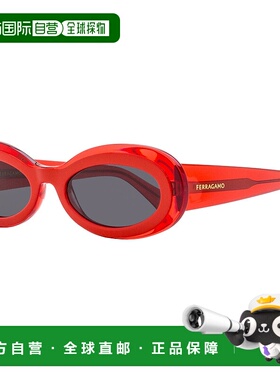 自营 salvatore ferragamoFerragamo Women's Oval Sunglasses SF