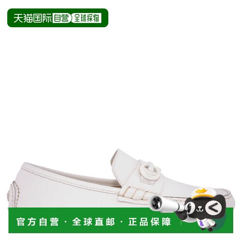 自营salvatore ferragamoFerragamo White Gancini Ornament Driv