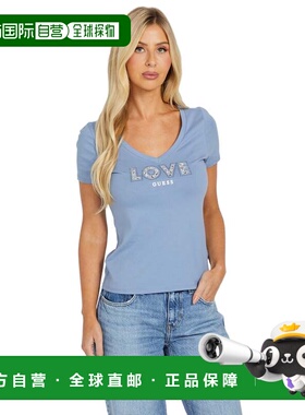 自营guessEco Chelly Love Tee - cloudy sugar 美国奥莱直发